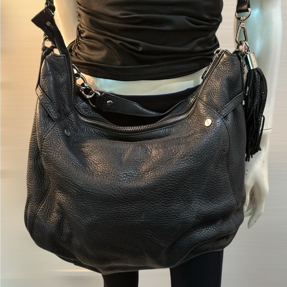 Michael Kors Black Ruched Top and Chain Strap Bag - Picture 11 of 11